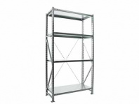 Стеллаж MS U 2000x1000x500/4 — габариты 2000х1080х500 мм, нагрузка 1000 кг